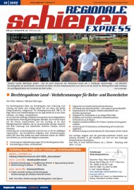 Regionale Schienen Express 10/2007: Berchtesgadener Land - Verkehrsmanager fr Bahn- und Busverkehre (Titelbild)