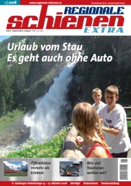 Regionale Schienen Extra 1/2008: Urlaub vom Stau - es geht auch ohne Auto (Titelbild)