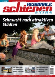 Regionale Schienen Extra 1/2009: Sehnsucht nach attraktiven Stdten (Titelbild)