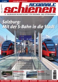Regionale Schienen 1/2010: Salzburg: Mit der S-Bahn in die Stadt (Titelbild)