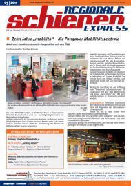 Regionale Schienen Express 5/2011: Zehn Jahre mobilito  die Pongauer Mobilittszentrale (Titelbild)