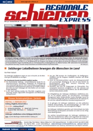 Regionale Schienen Express 02/2012: Salzburger Lokalbahnen bewegen die Menschen im Land (Titelbild)