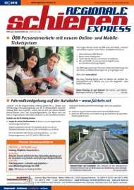 Regionale Schienen Express 10/2012: BB Personenverkehr mit neuem Online- und Mobile- Ticketsystem (Titelbild)