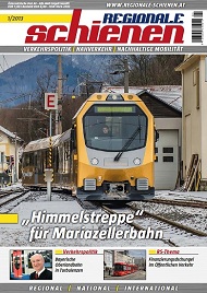 Regionale Schienen 1/2013: Himmelstreppe fr Mariazellerbahn (Titelbild)