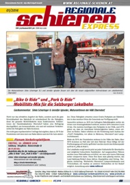 Regionale Schienen Express 01/2014: Bike & Ride und Park & Ride: Mobilitts-Mix fr die Salzburger Lokalbahn (Titelbild)