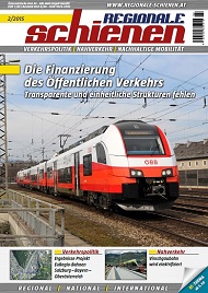 Regionale Schienen 2/2015: Die Finanzierung des ffentlichen Verkehrs (Titelbild)